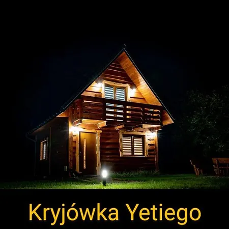 Kryjowka Yetiego Domek W Zaciszu Bieszczad Z Jacuzzi Hoczew Exterior photo